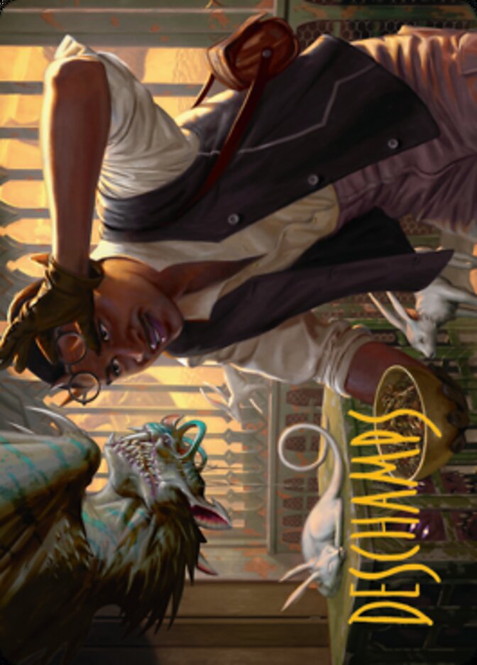 Bennie Bracks, Zoologist Art Card (Gold-Stamped Signature) [Streets of New Capenna Art Series] | Good Games North