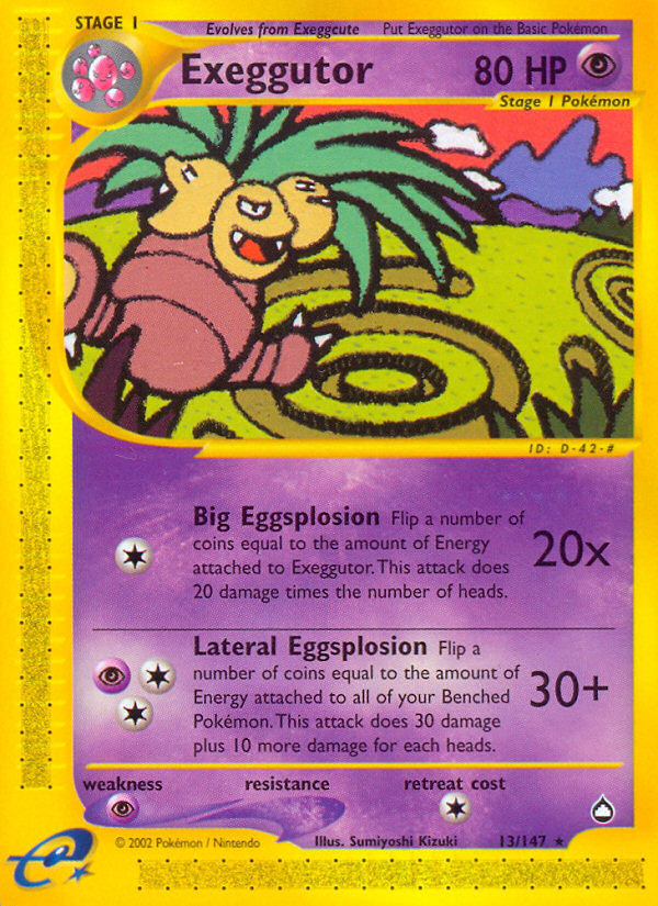 Exeggutor (13/147) [Aquapolis] | Good Games North