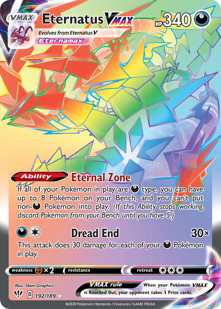 Eternatus VMAX (192/189) [Sword & Shield: Darkness Ablaze] | Good Games North