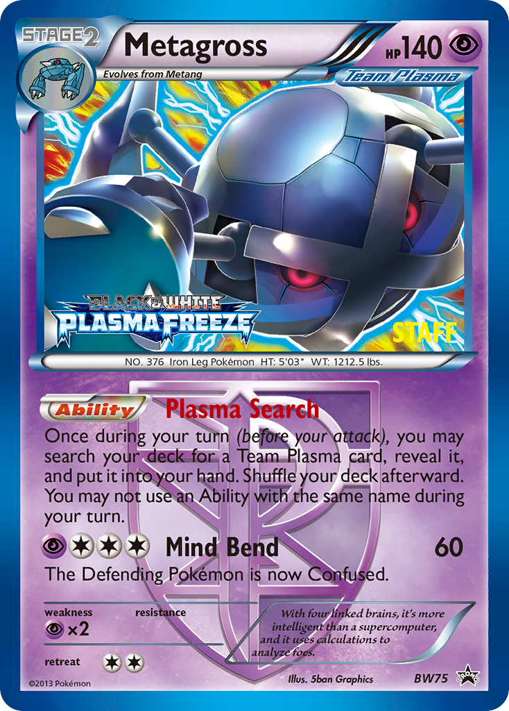 Metagross (BW75) [Black & White: Black Star Promos] | Good Games North
