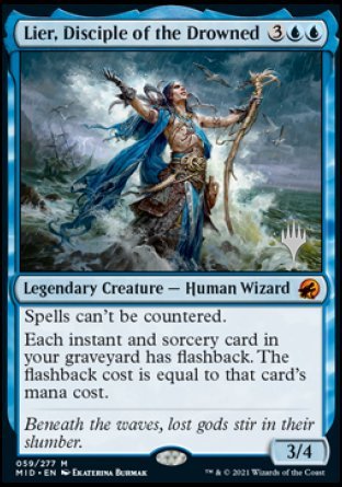 Lier, Disciple of the Drowned (Promo Pack) [Innistrad: Midnight Hunt Promos] | Good Games North
