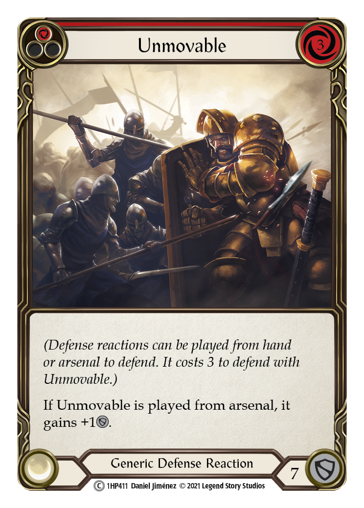Unmovable (Red) [1HP411] | Good Games North