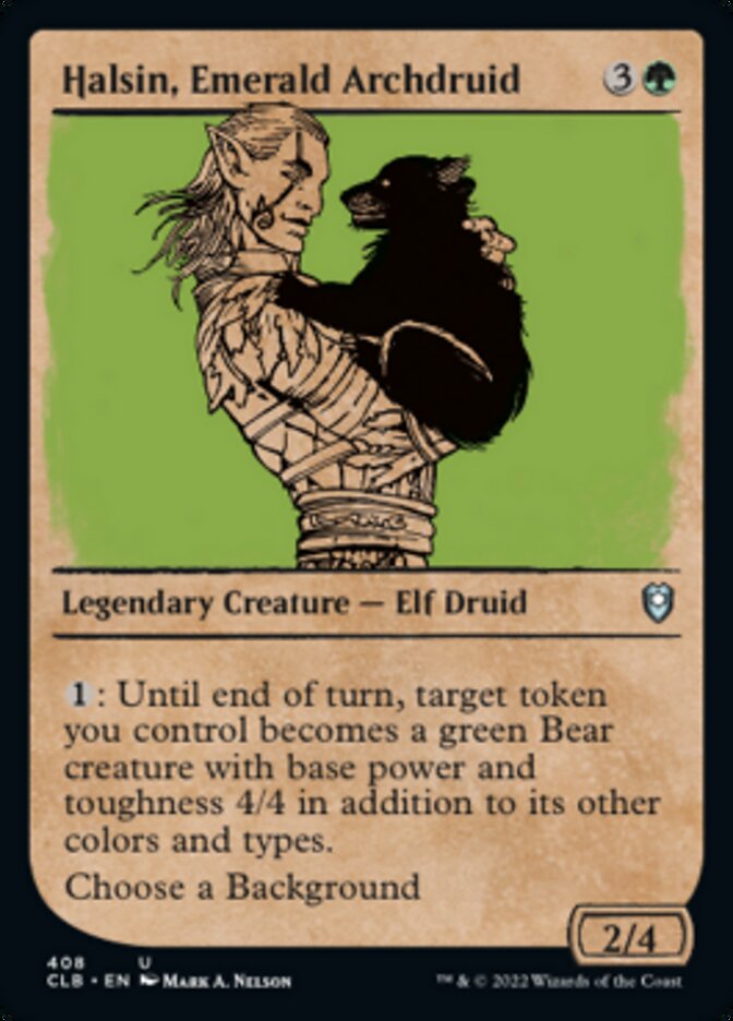 Halsin, Emerald Archdruid (Showcase) [Commander Legends: Battle for Baldur's Gate] | Good Games North