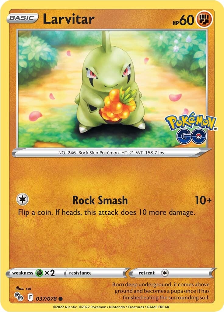 Larvitar (037/078) [Pokémon GO] | Good Games North