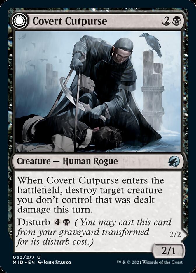 Covert Cutpurse // Covetous Geist [Innistrad: Midnight Hunt] | Good Games North