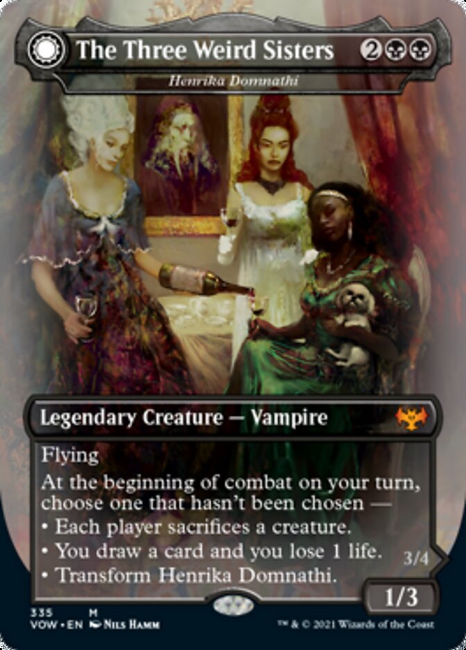 Henrika Domnathi // Henrika, Infernal Seer - The Three Weird Sisters // Fiends of Darkest Night [Innistrad: Crimson Vow] | Good Games North