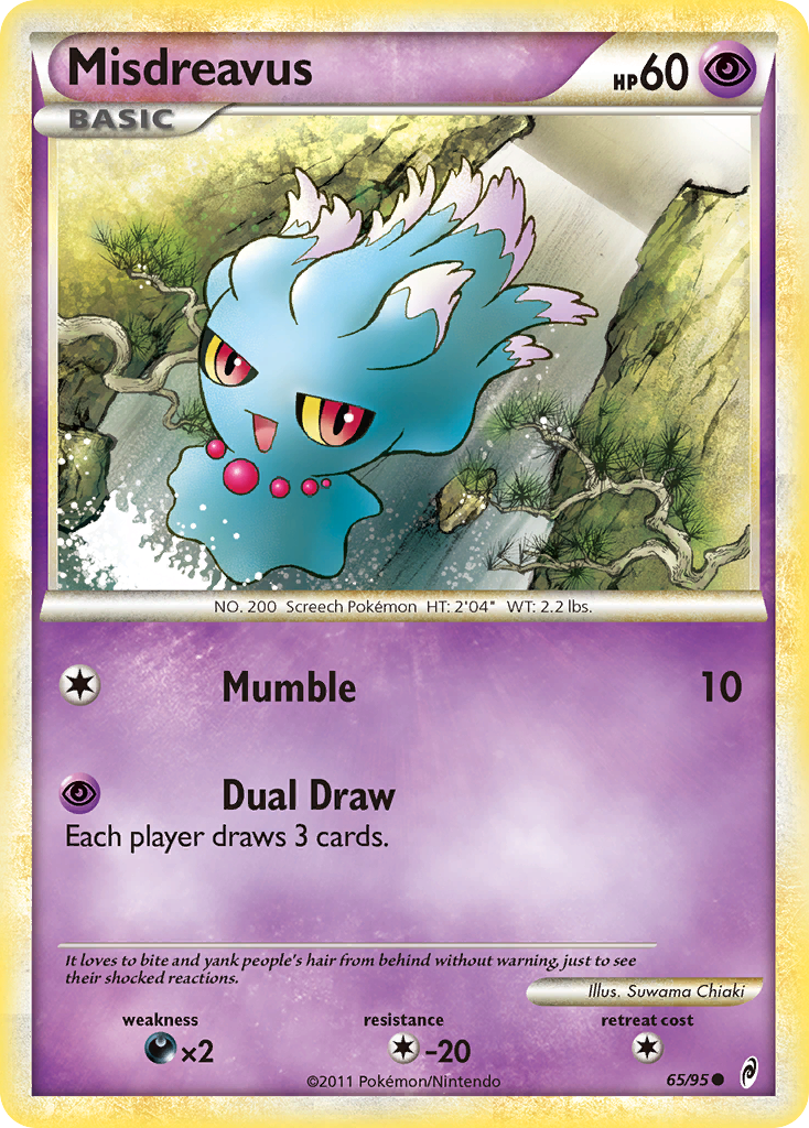 Misdreavus (65/95) [HeartGold & SoulSilver: Call of Legends] | Good Games North