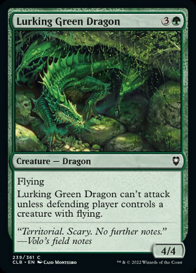 Lurking Green Dragon [Commander Legends: Battle for Baldur's Gate] | Good Games North