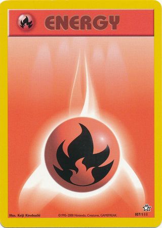 Fire Energy (107/111) [Neo Genesis Unlimited] | Good Games North