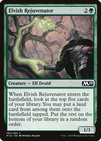 Elvish Rejuvenator [Core Set 2019] | Good Games North