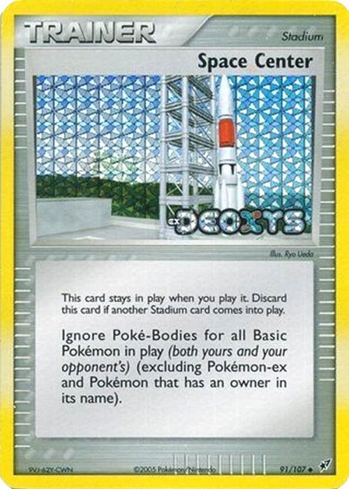 Space Center (91/107) (Stamped) [EX: Deoxys] | Good Games North