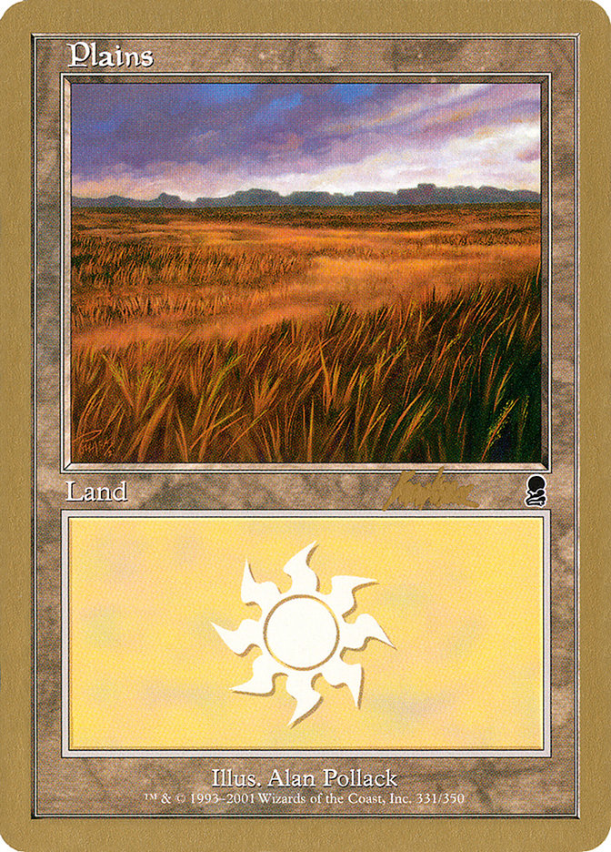 Plains (bk331a) (Brian Kibler) [World Championship Decks 2002] | Good Games North