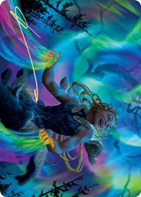Esika, God of the Tree Art Card (Gold-Stamped Signature) [Kaldheim: Art Series] | Good Games North