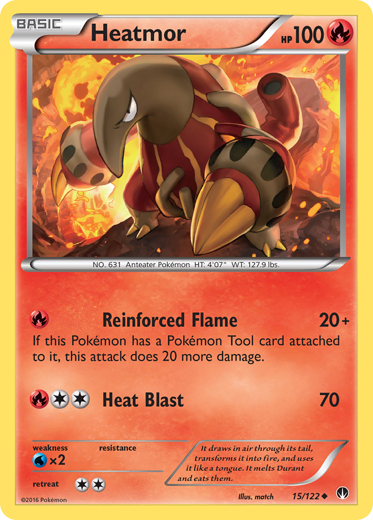 Heatmor (15/122) [XY: BREAKpoint] | Good Games North