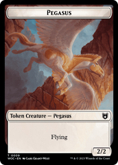 Pirate // Pegasus Double-Sided Token [Wilds of Eldraine Commander Tokens] | Good Games North