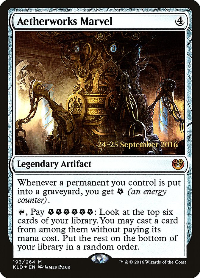 Aetherworks Marvel [Kaladesh Prerelease Promos] | Good Games North