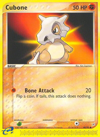 Cubone (40/95) [EX: Team Magma vs Team Aqua] | Good Games North