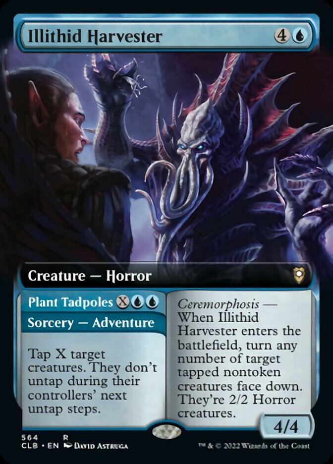 Illithid Harvester // Plant Tadpoles (Extended Art) [Commander Legends: Battle for Baldur's Gate] | Good Games North