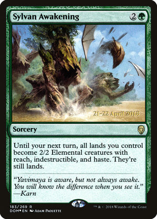 Sylvan Awakening [Dominaria Promos] | Good Games North