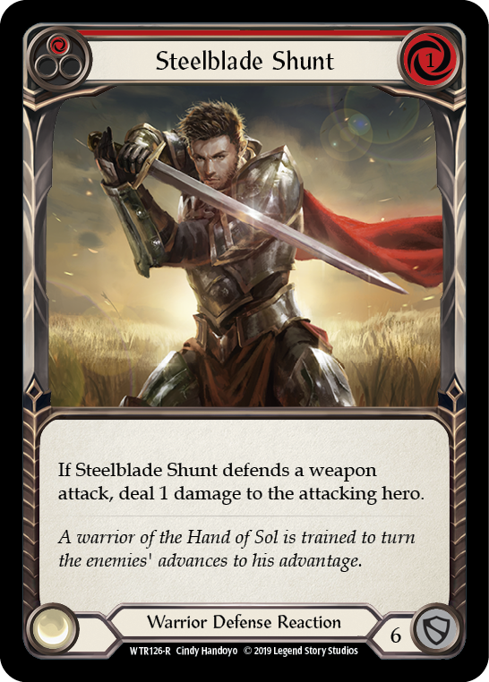 Steelblade Shunt (Red) [WTR126-R] Alpha Print Normal | Good Games North