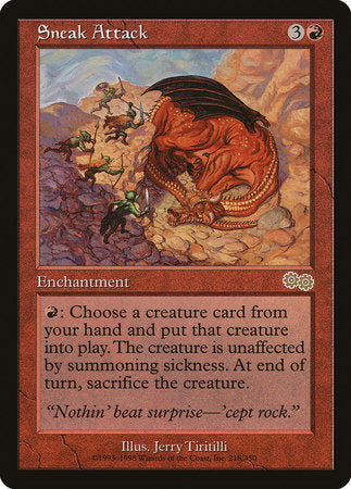 Sneak Attack [Urza's Saga] | Good Games North