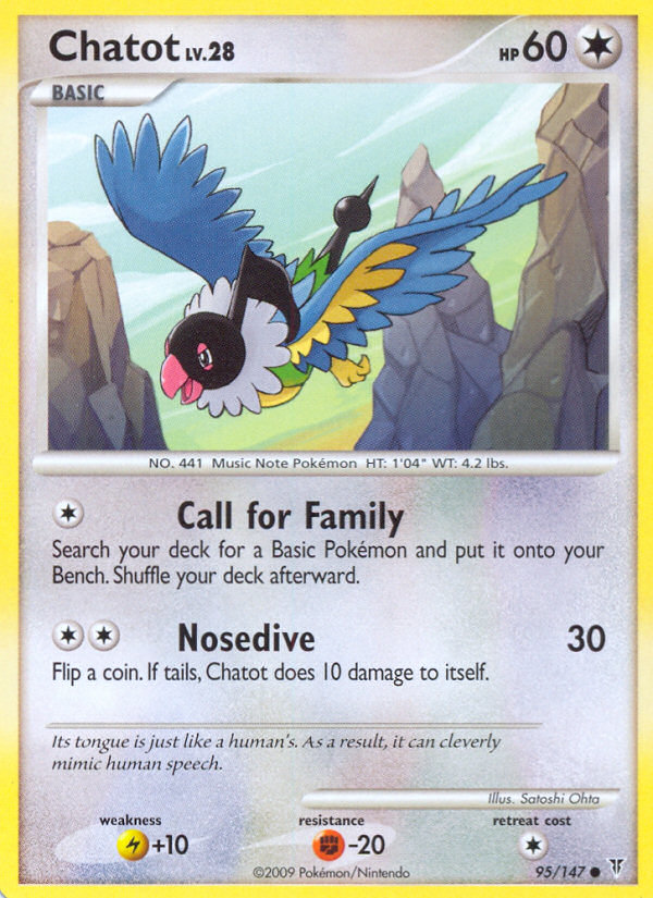 Chatot (95/147) [Platinum: Supreme Victors] | Good Games North