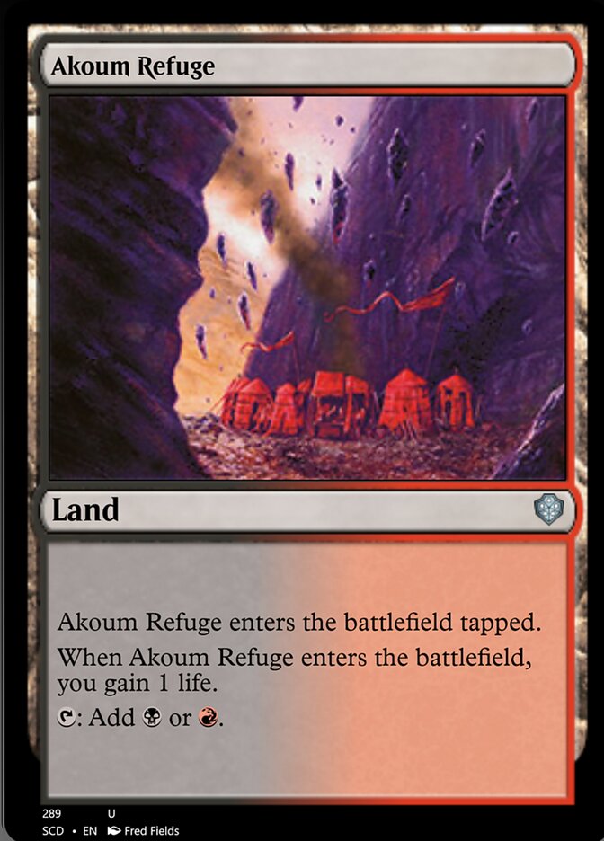 Akoum Refuge [Starter Commander Decks] | Good Games North