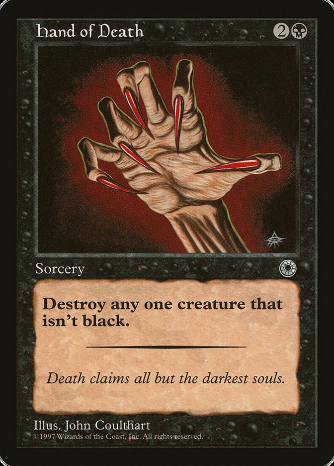 Hand of Death (Without Creature Color Explanation) [Portal] | Good Games North