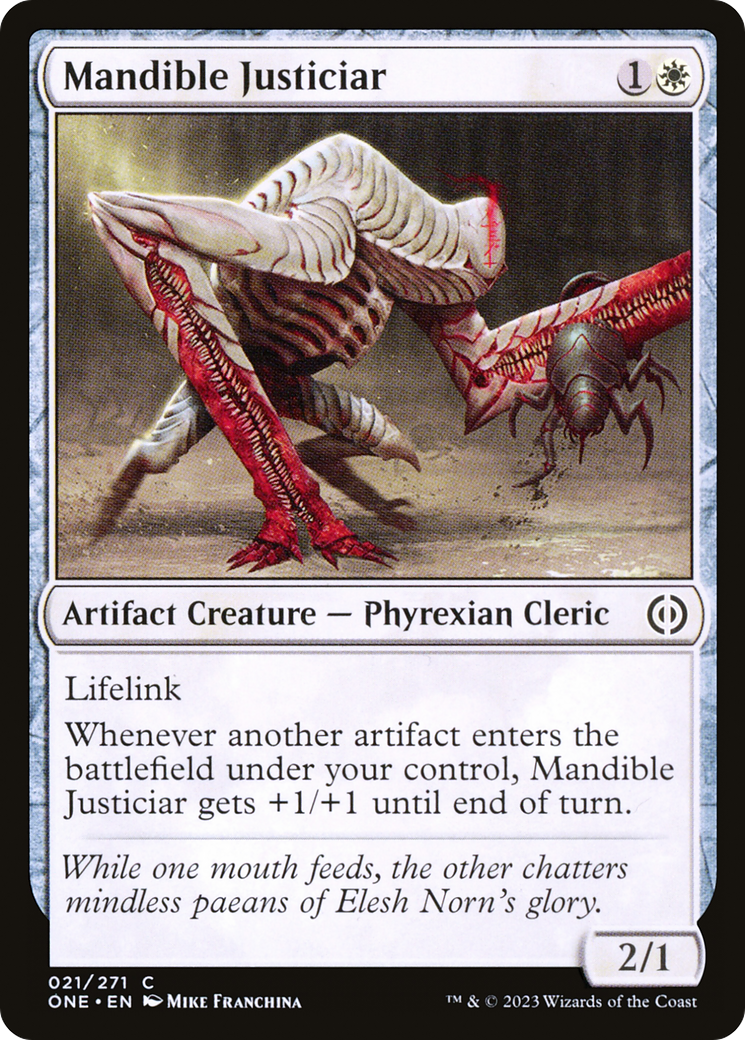 Mandible Justiciar [Phyrexia: All Will Be One] | Good Games North