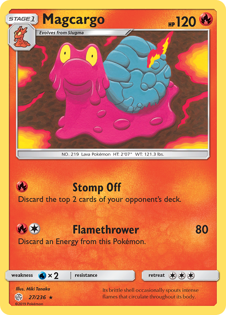 Magcargo (27/236) [Sun & Moon: Cosmic Eclipse] | Good Games North