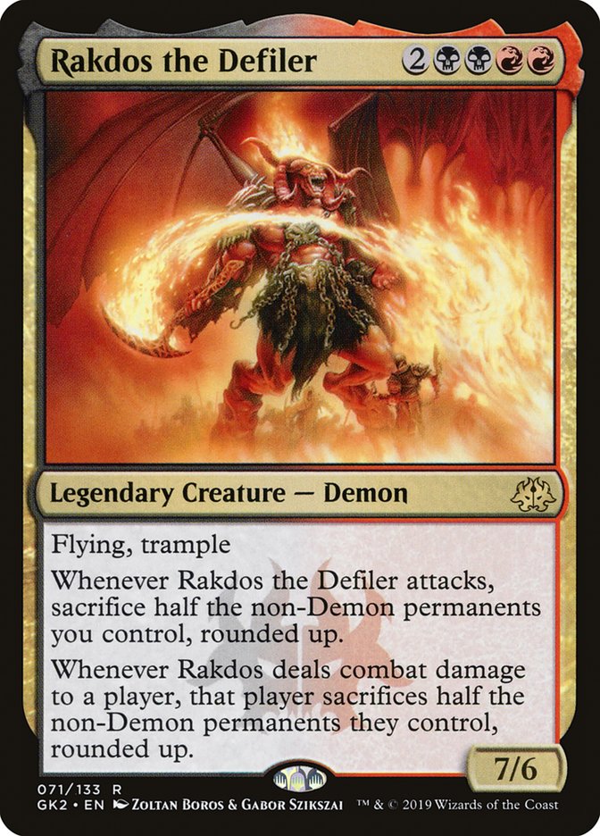 Rakdos the Defiler [Ravnica Allegiance Guild Kit] | Good Games North