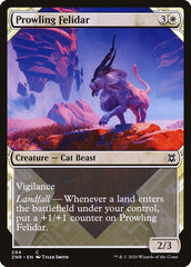 Prowling Felidar (Showcase) [Zendikar Rising] | Good Games North