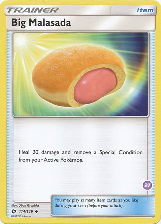 Big Malasada (114/149) (Deck Exclusive #27) [Sun & Moon: Trainer Kit - Alolan Sandslash] | Good Games North