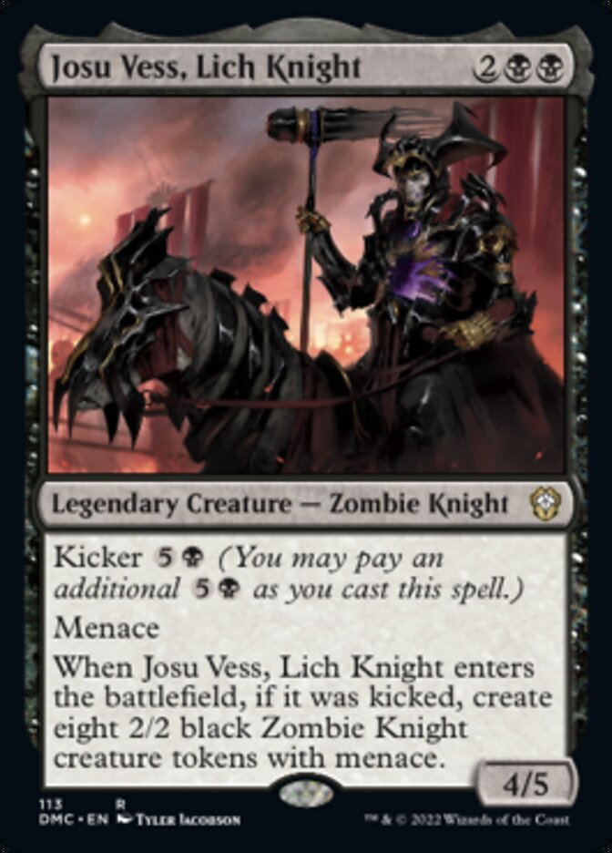 Josu Vess, Lich Knight [Dominaria United Commander] | Good Games North