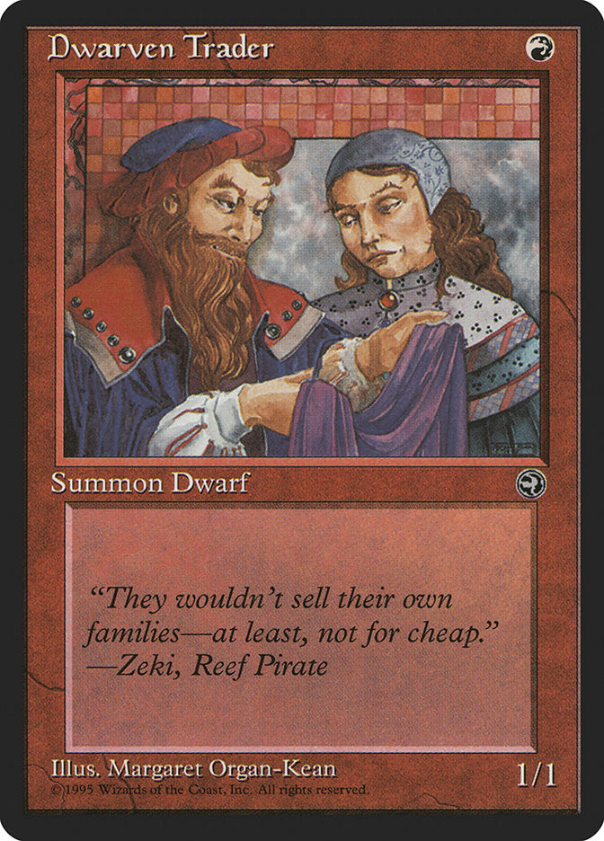 Dwarven Trader (Zeki Flavor Text) [Homelands] | Good Games North