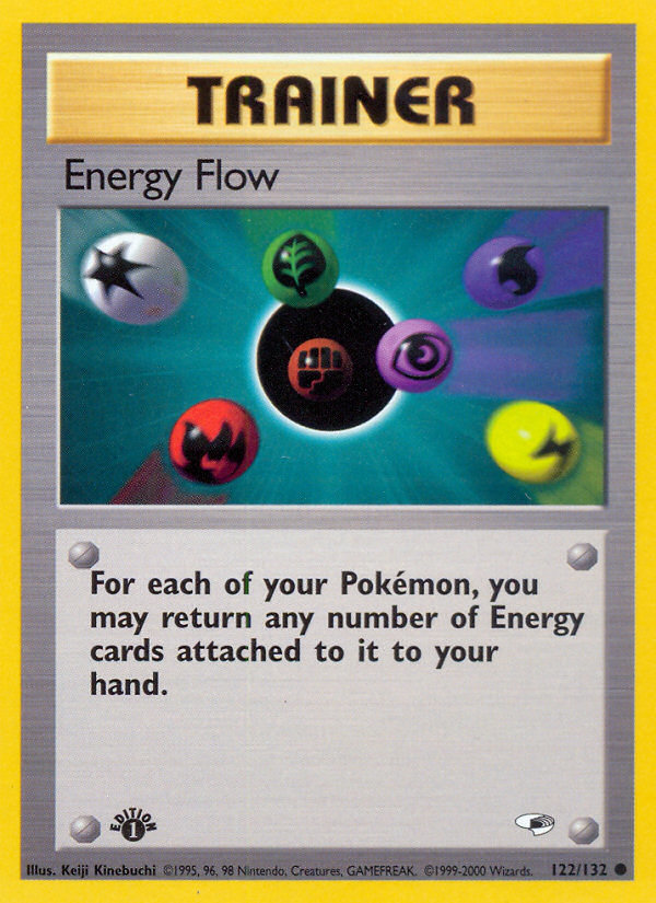 Energy Flow (122/132) [Gym Heroes 1st Edition] | Good Games North