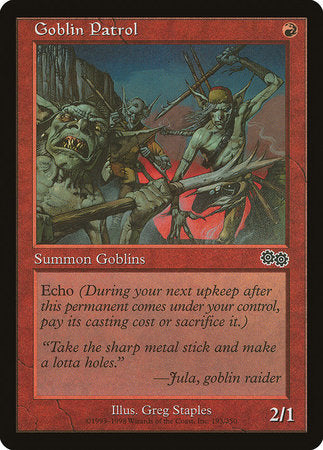 Goblin Patrol [Urza's Saga] | Good Games North