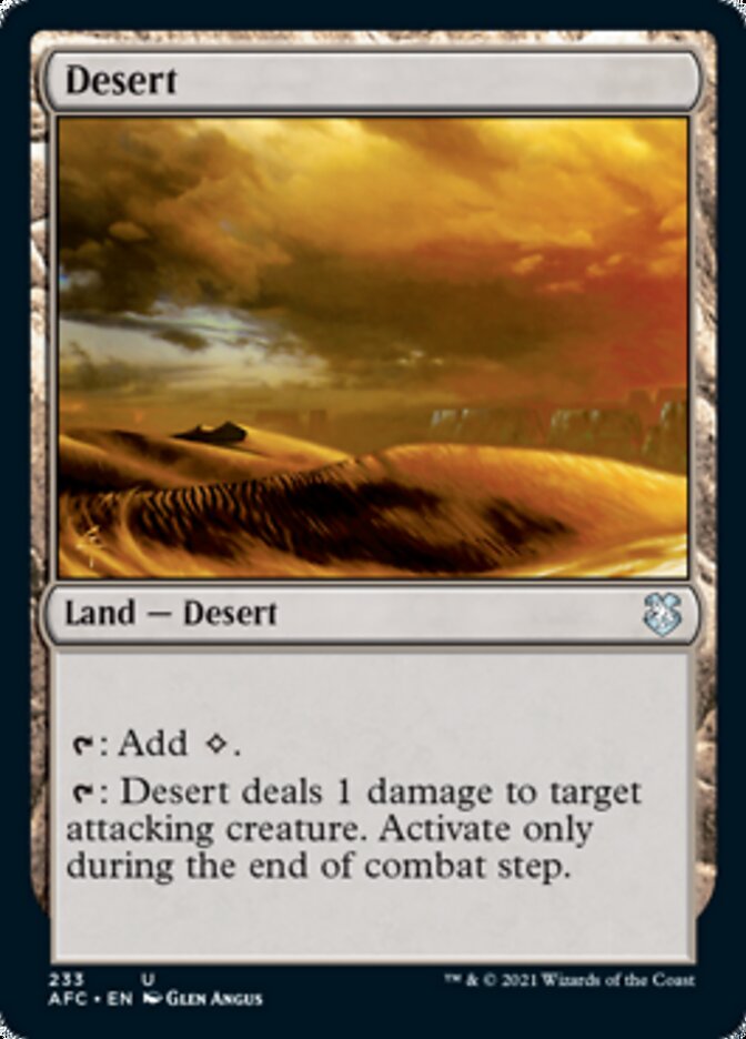 Desert [Dungeons & Dragons: Adventures in the Forgotten Realms Commander] | Good Games North