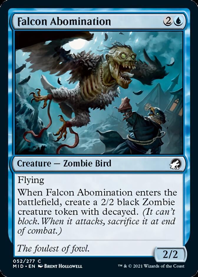 Falcon Abomination [Innistrad: Midnight Hunt] | Good Games North