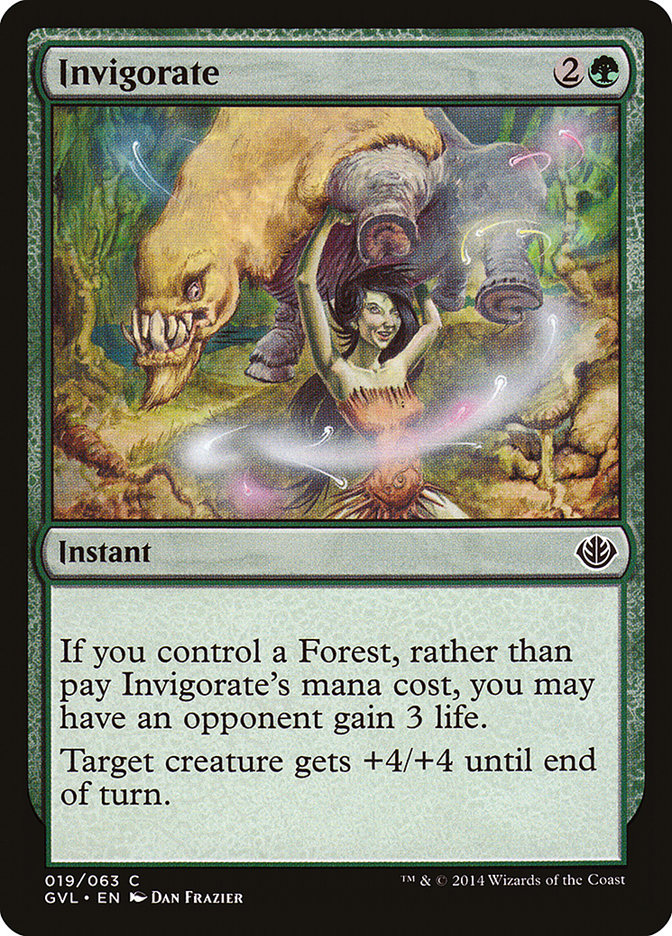 Invigorate (Garruk vs. Liliana) [Duel Decks Anthology] | Good Games North