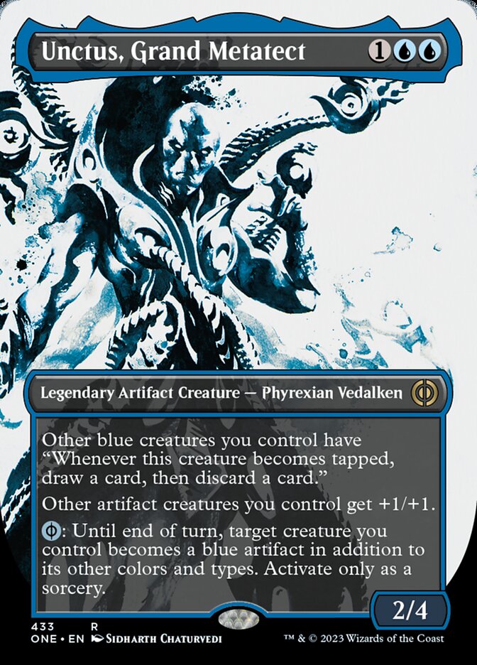 Unctus, Grand Metatect (Borderless Ichor Step-and-Compleat Foil) [Phyrexia: All Will Be One] | Good Games North