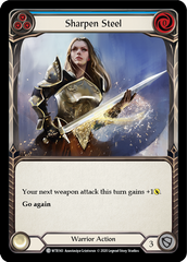Sharpen Steel (Blue) [U-WTR143] (Welcome to Rathe Unlimited)  Unlimited Rainbow Foil | Good Games North