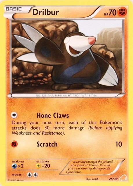 Drilbur (25/30) [Black & White: Trainer Kit - Excadrill] | Good Games North