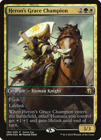 Heron's Grace Champion [Eldritch Moon Promos] | Good Games North