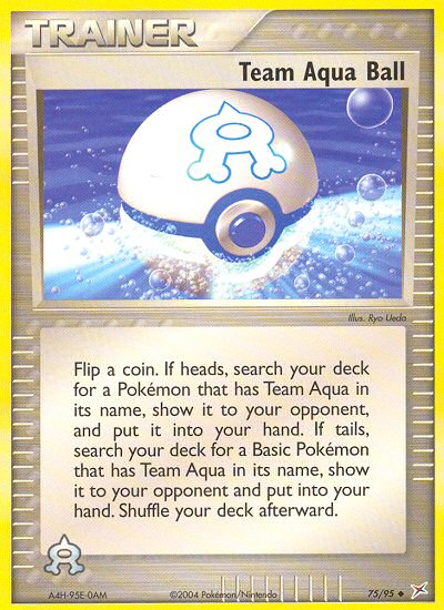 Team Aqua Ball (75/95) [EX: Team Magma vs Team Aqua] | Good Games North