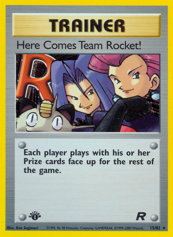 Here Comes Team Rocket! (15/82) [Team Rocket 1st Edition] | Good Games North