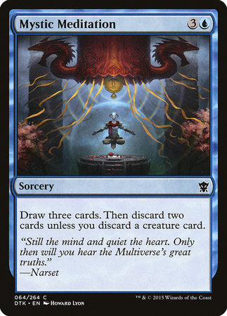 Mystic Meditation [Dragons of Tarkir] | Good Games North