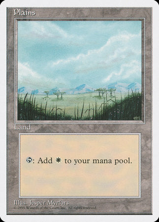 Plains (B) [Fourth Edition] | Good Games North