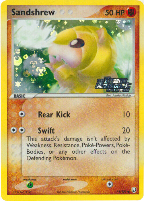 Sandshrew (74/109) (Stamped) [EX: Team Rocket Returns] | Good Games North