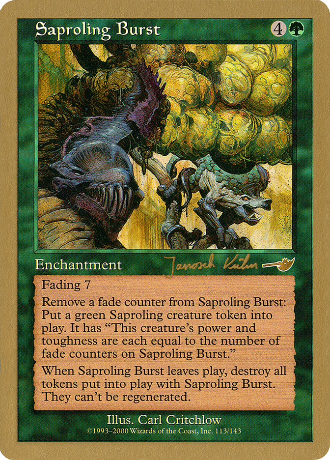 Saproling Burst (Janosch Kuhn) [World Championship Decks 2000] | Good Games North